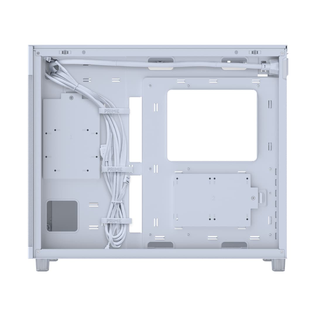ASUS Prime AP303 Mesh Panel Mid-Tower ATX PC Case - White - Image 6