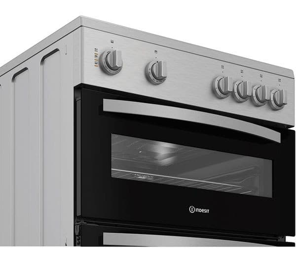 INDESIT IDE6VMX 60 cm Electric Ceramic Cooker - Stainless Steel - Image 5