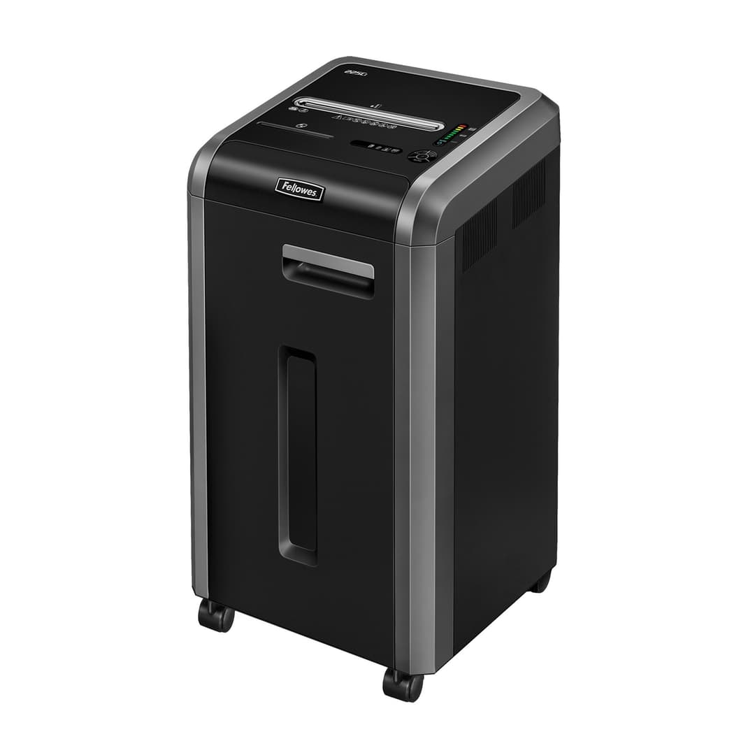 Fellowes Paper Shredder 225Ci 24 Sheet Cross Cut Shredder with 60 Litre Bin High Security P4 - Image 1