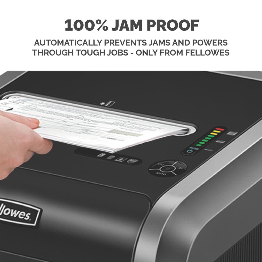 Fellowes Paper Shredder 225Ci 24 Sheet Cross Cut Shredder with 60 Litre Bin High Security P4 - Image 4