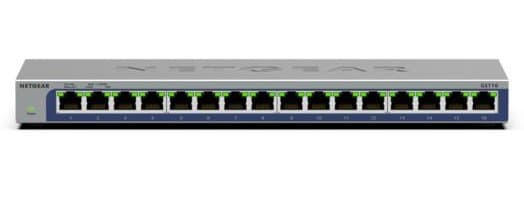 NETGEAR GS116 Unmanaged L2 Gigabit Ethernet (10/100/1000) Black - Image 1