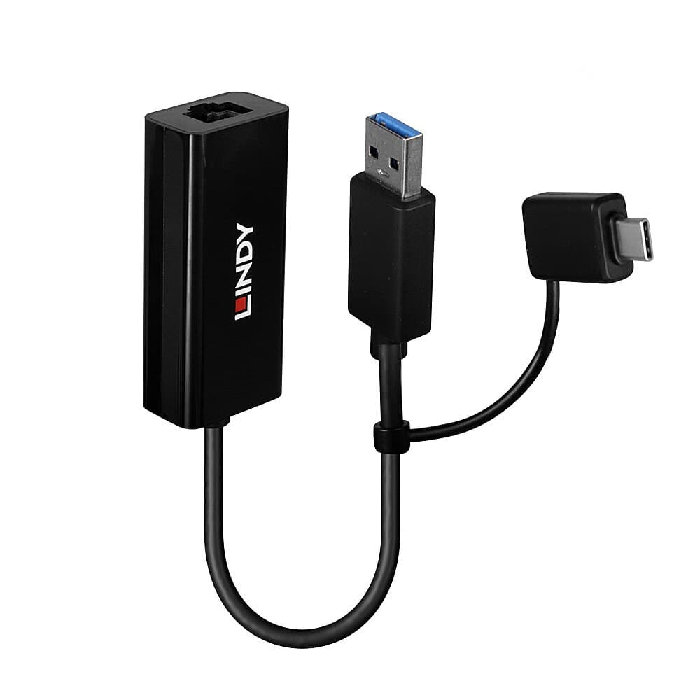 Lindy USB 3.2 Gen 1 Gigabit Ethernet Converter - Image 1