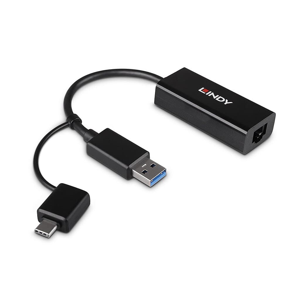 Lindy USB 3.2 Gen 1 Gigabit Ethernet Converter - Image 3