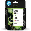 HP 303 Original Ink Cartridges Pack of 2 - Black & Colour thumbnail 1