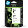 HP 303 Original Ink Cartridges Pack of 2 - Black & Colour