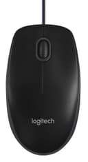 Logitech B100 Wired Optical USB Mouse - Black thumbnail 1
