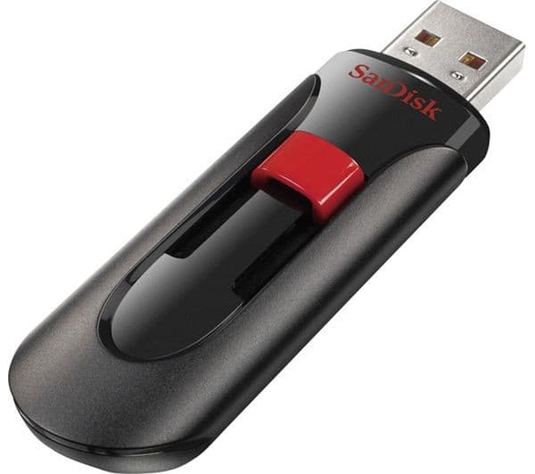 SANDISK Cruzer Glide USB 2.0 Memory Stick - 32 GB, Black & Red - Image 2