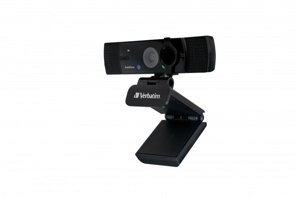 Verbatim 49580 webcam 3840 x 2160 pixels USB 2.0 Black - Image 1