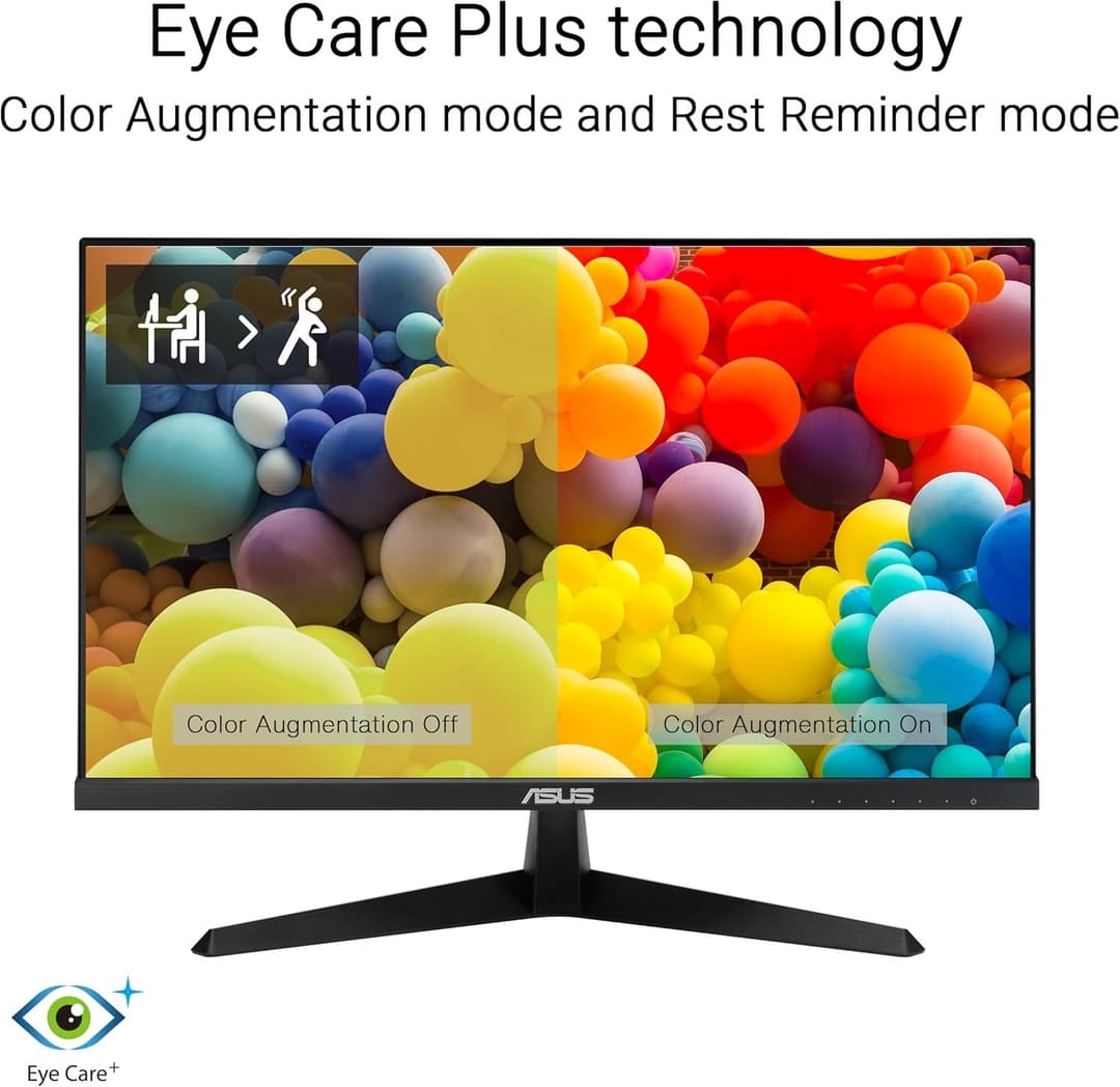 ASUS VY279HGR 27" Full HD IPS 120Hz 1ms MPRT Eye Care Gaming Monitor, Black - Image 6