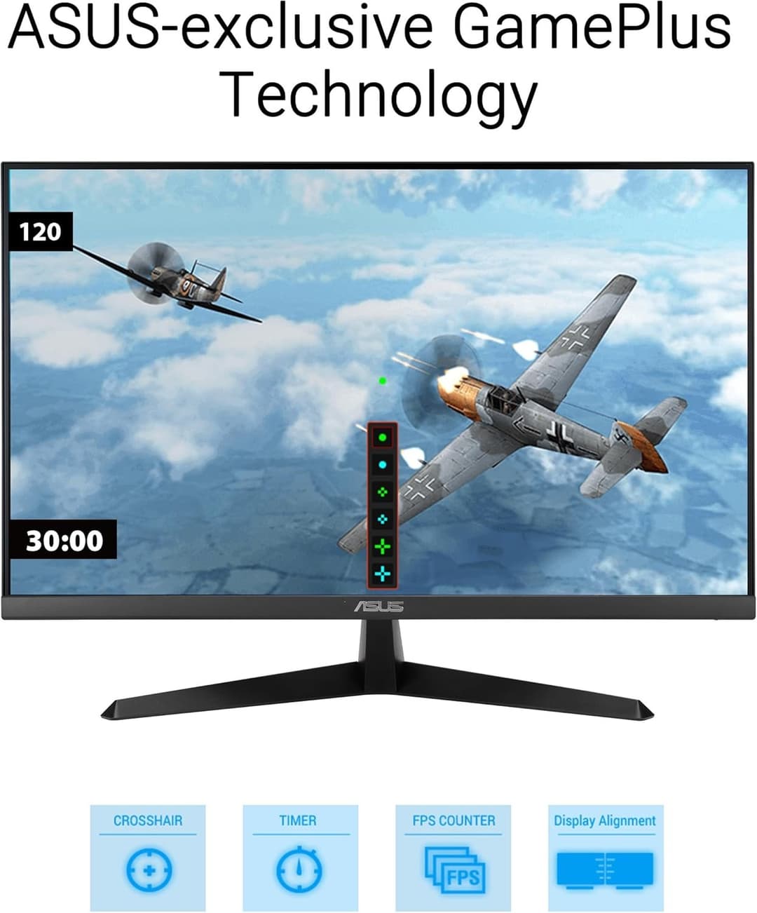 ASUS VY279HGR 27" Full HD IPS 120Hz 1ms MPRT Eye Care Gaming Monitor, Black - Image 8
