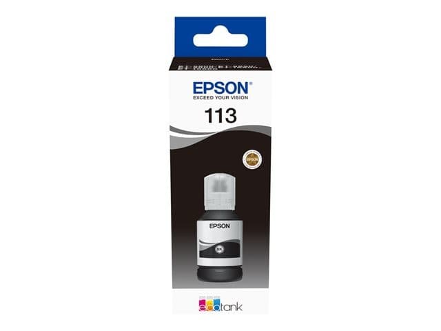 Epson EcoTank 113 Ink Bottle - Pigment Black - Image 3