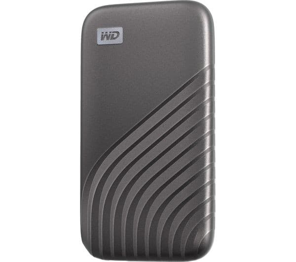 WD My Passport Portable External SSD - 1TB, Space Grey - Image 1