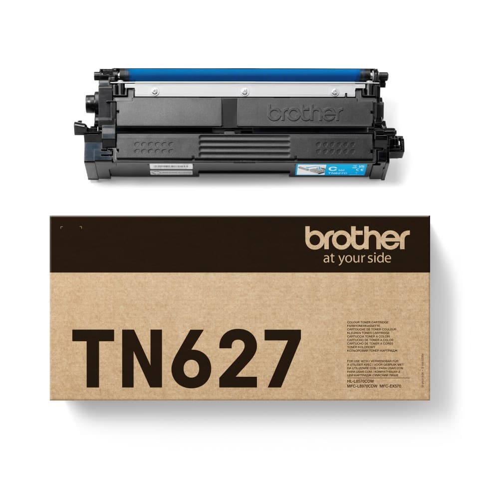 Brother TN-627C toner cartridge 1 pc(s) Original Ultra High Yield Cyan 10,000 Pages