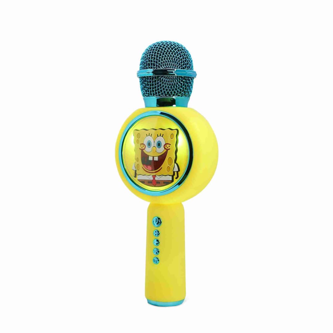SpongeBob Karaoke Microphone and Wireless Speaker with LED Lights - Image 2