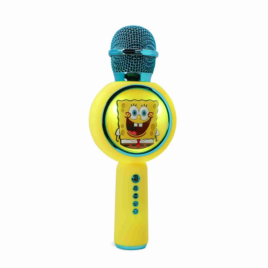 SpongeBob Karaoke Microphone and Wireless Speaker with LED Lights - Image 3