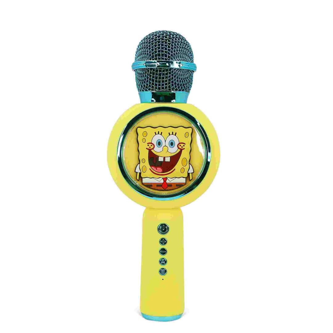 SpongeBob Karaoke Microphone and Wireless Speaker with LED Lights - Image 5