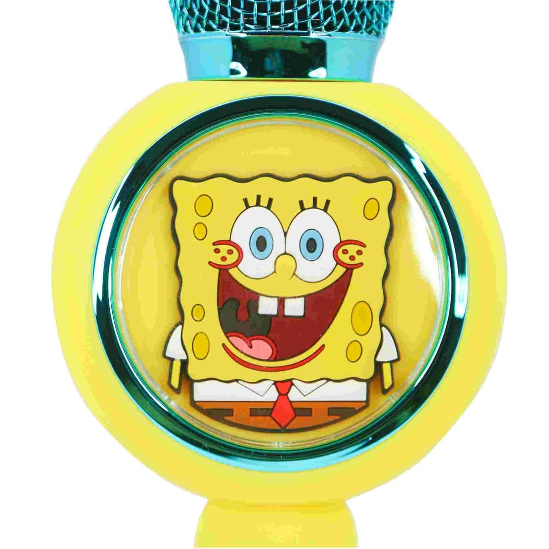 SpongeBob Karaoke Microphone and Wireless Speaker with LED Lights - Image 6