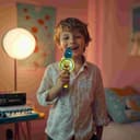 SpongeBob Karaoke Microphone and Wireless Speaker with LED Lights thumbnail 7