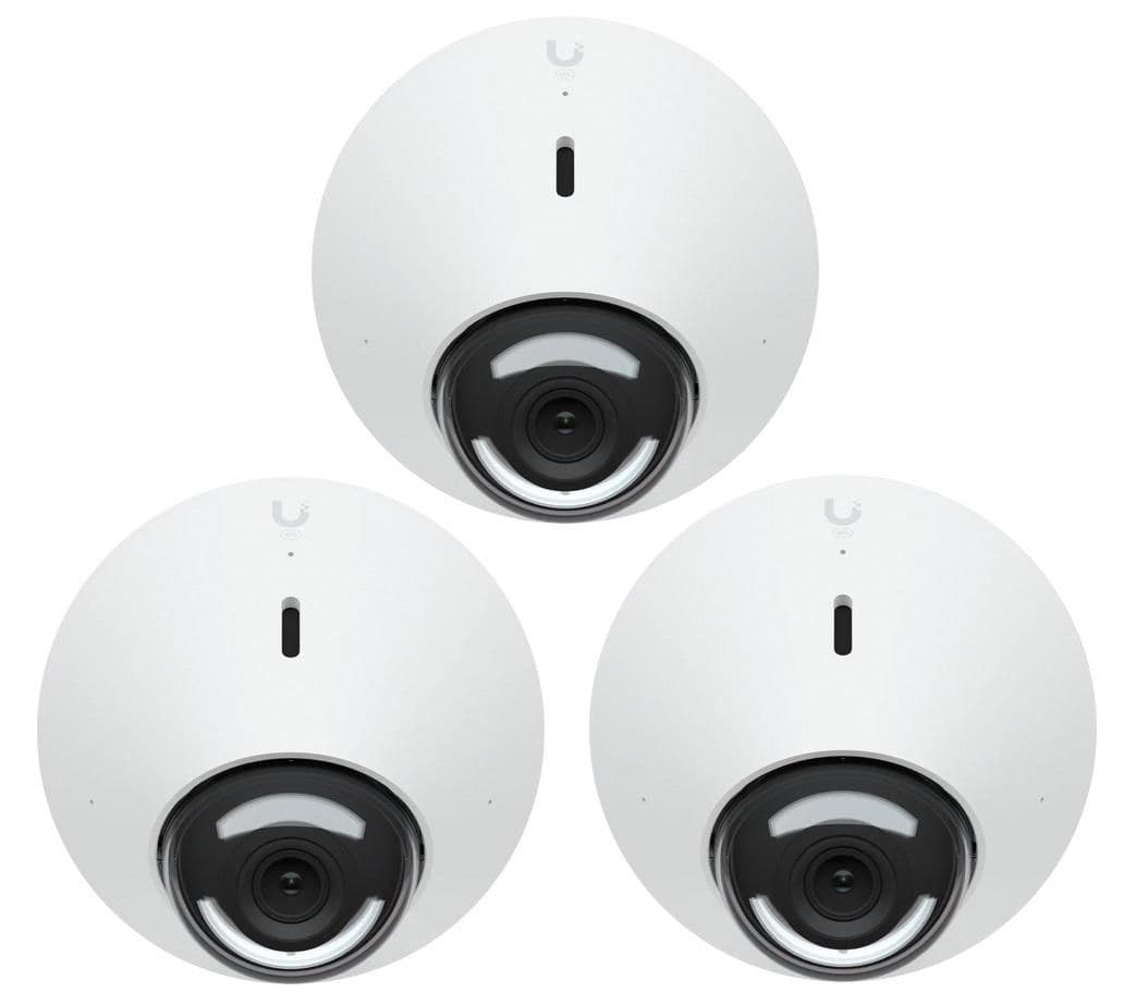 Ubiquiti UniFi Protect G5 Dome 2K HD PoE Camera 3 Pack (UVC-G5-Dome-3) - Image 1