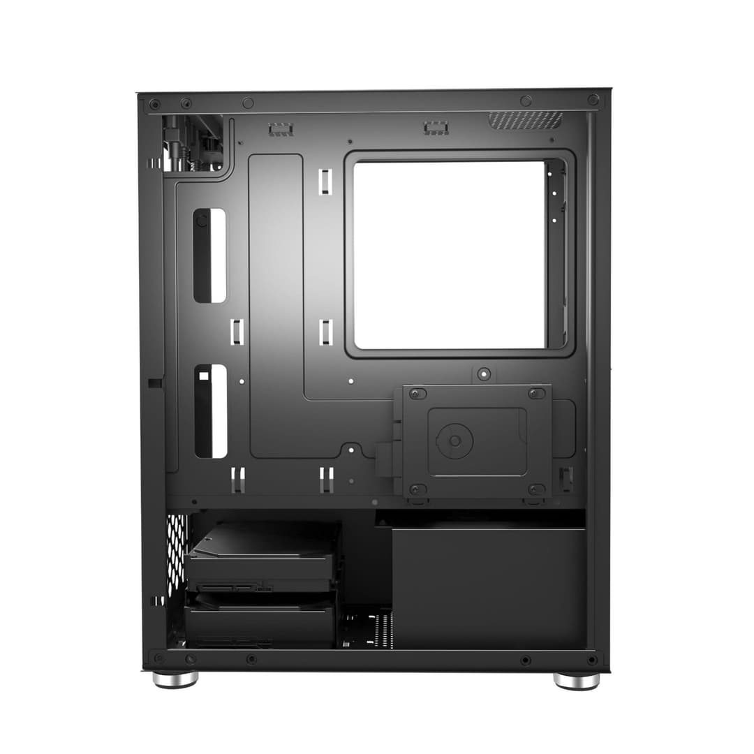 1st Player B5-M Micro Tower PC Case - Black - Image 2