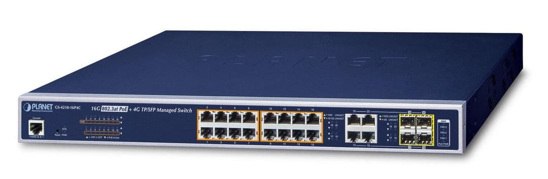 IPv6/IPv4, 16-Port Managed - Image 1