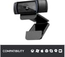 Logitech C920 HD Pro Full HD 1080p Webcam Black thumbnail 6