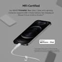 Belkin BoostCharge Flex USB-C to Lightning Cable 2M Fast Charging Cable for iPhone & iPad – White thumbnail 4