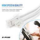 G-PLUG 10m Telephone Extension Cable, BT to RJ11 Phone Cable for Landline, White thumbnail 4