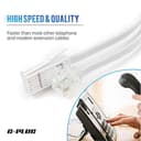 G-PLUG 10m Telephone Extension Cable, BT to RJ11 Phone Cable for Landline, White thumbnail 5