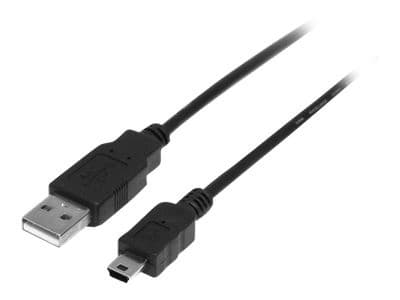 StarTech USB2HABM2M 2m USB Cable A to Mini B Black