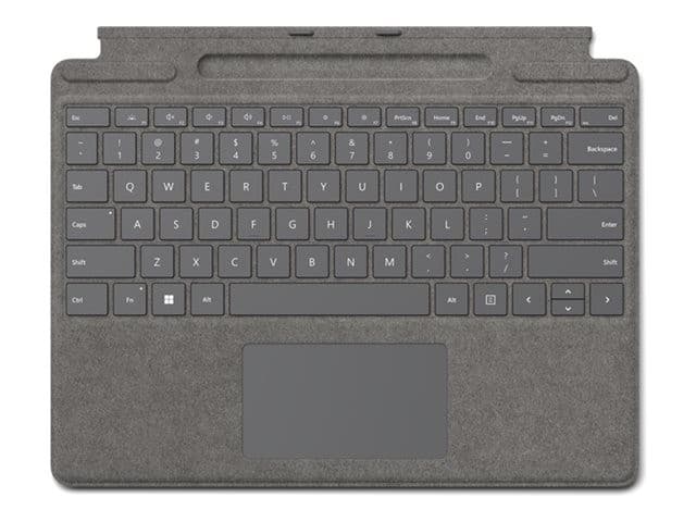 Microsoft Surface Pro Signature Keyboard Silver - Image 1