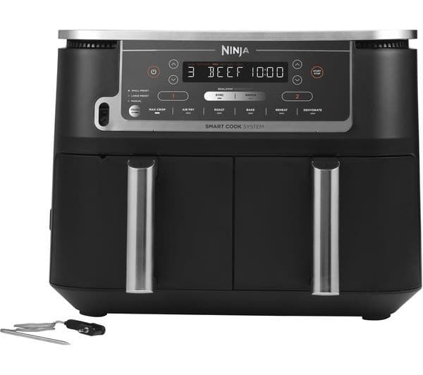 Ninja Foodi MAX Dual Zone 9.5L Air Fryer with Smart Cook System AF451UK - Black - Image 1