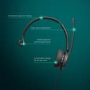 EPOS IMPACT 430T Mono USB C and USB A On-Ear Headset with Dual Noise-Canceling Mics, Microsoft Teams Certified, Plug-and-Play, Zoom Compatible, Ideal for Home Office & Business Calls thumbnail 4