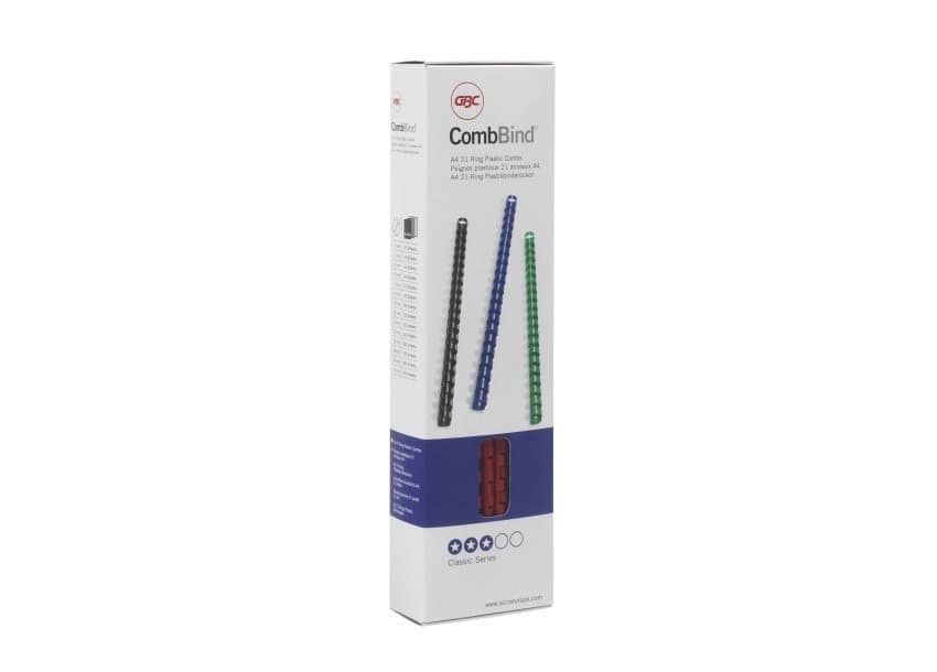 GBC CombBind Binding Combs 10mm A4 21R - Image 4
