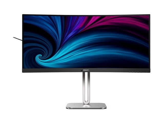 Philips 34B2U5600C 34" WQHD 3440x1440 120Hz Curved USB-C Monitor Charcoal - Image 2