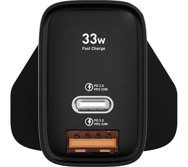 SilverLabel 29071SL10 33W Dual USB Charger Black - Image 6