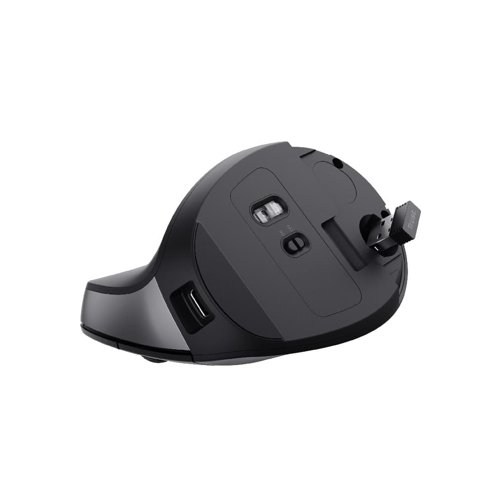 Trust TM-270 Ergonomic Office Right-hand RF Wireless Optical 2400 DPI Mouse Black - Image 6