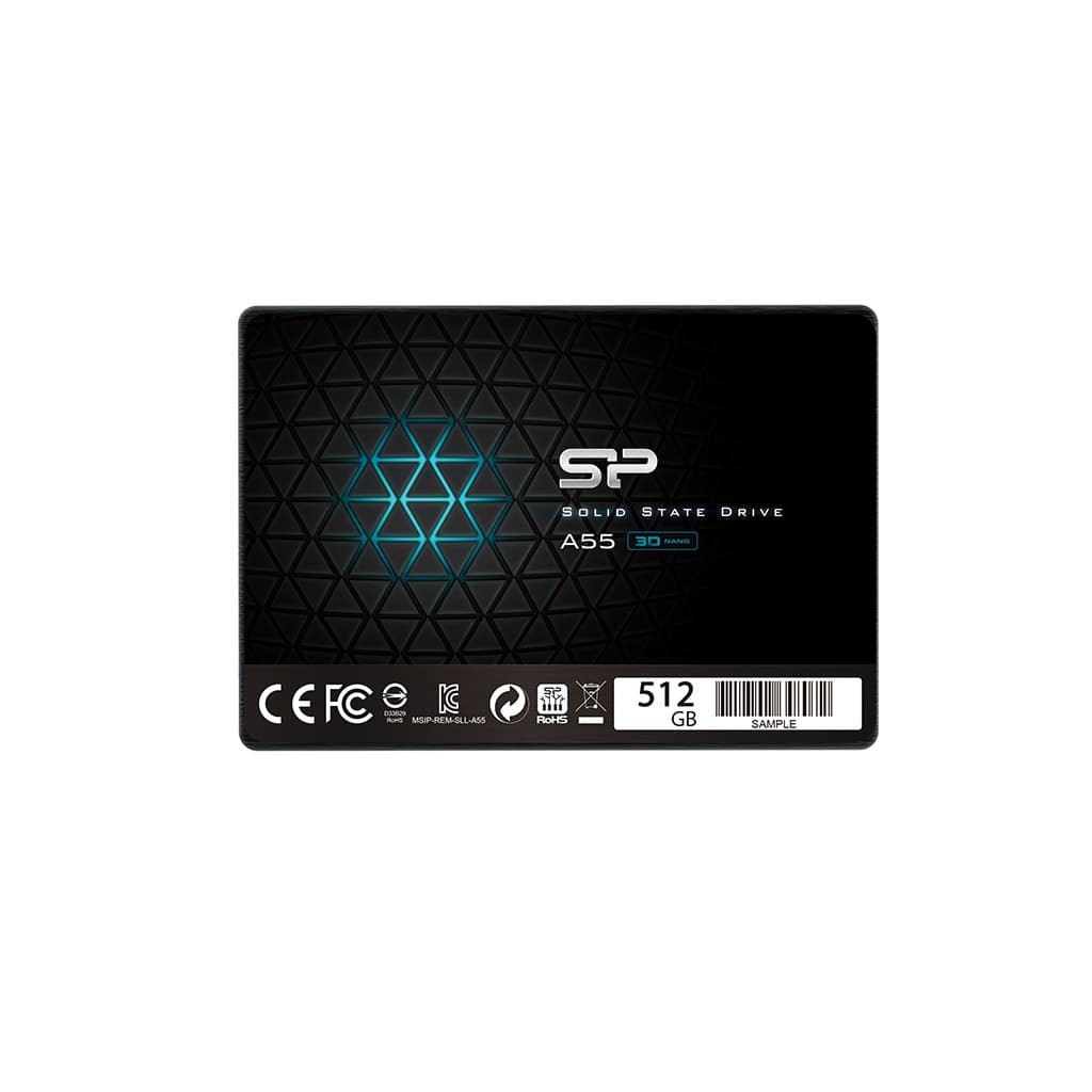 512GB Silicon Power SATA III SSD S55 2.5-inch SLC Ultra-slim 7mm - Image 1