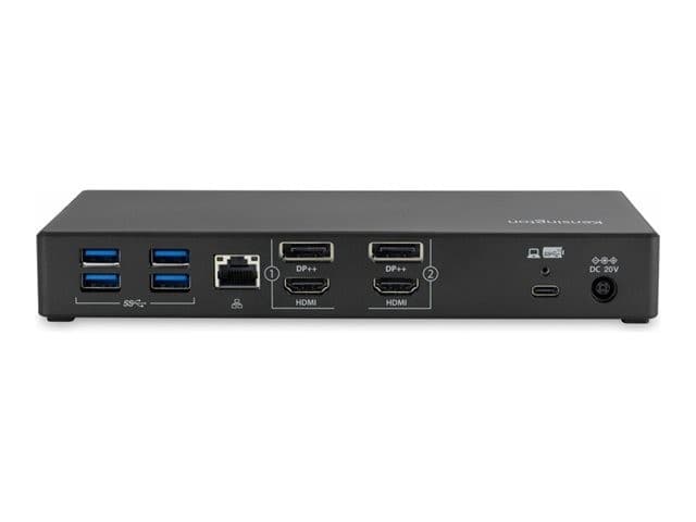 Kensington SD4781P 12-Port USB-C & USB-A Dual 4K Docking Station 2x HDMI 2x DP++ 100W PD Black - Image 4