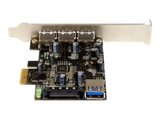 StarTech.com 4 Port PCI Express USB 3.0 Card - 3 External and 1 Internal - Native OS Support in Windows 8 and 7 - Standard and Low-Profile (PEXUSB3S42) - USB adapter - PCIe 2.0 - USB 3.0 x 4 - Image 3