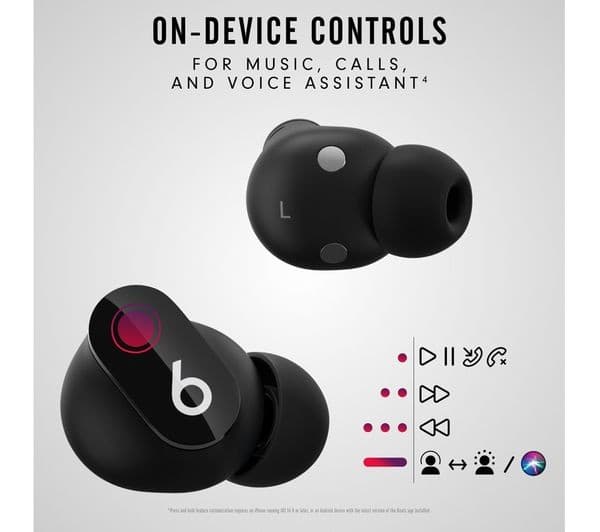 BEATS Studio Buds Wireless Bluetooth Noise-Cancelling Earbuds - Black - Image 5