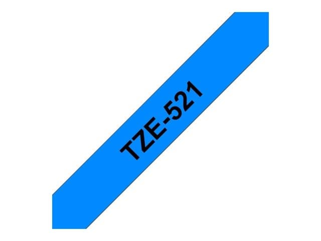 Brother TZe-521 - laminated tape - 1 cassette(s) - Roll (0.9 cm x 8 m) - Image 5