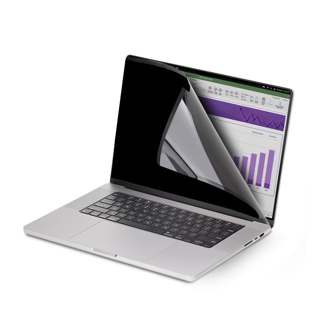 StarTech.com 14-inch MacBook Pro 21/23 Laptop Privacy Screen, Removable and Reversible Anti-Glare Privacy Filter, Magnetic Laptop Screen Protector w/ 51% Blue Light Reduction - Image 4