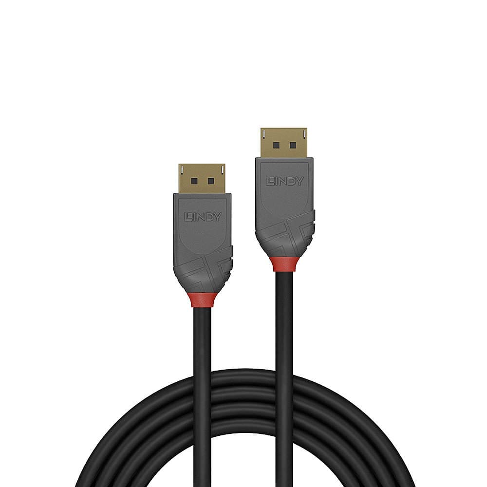Lindy 2m DisplayPort 1.4 Cable, Anthra Line - Image 2