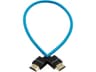 Kondor Blue 14' Thin HDMI to HDMI Braided Male Cable for on Camera Monitor, Blue