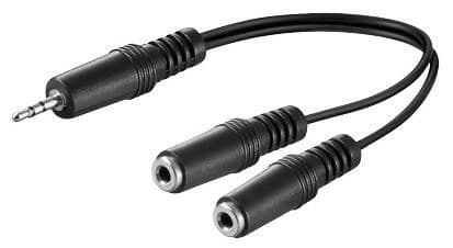 3.5mm Minijack Adapter, 0.2m - Image 1