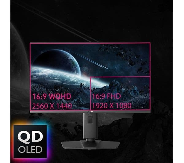 MSI MPG 271QRX QD-OLED Quad HD 26.5" OLED Gaming Monitor - Black - Image 7