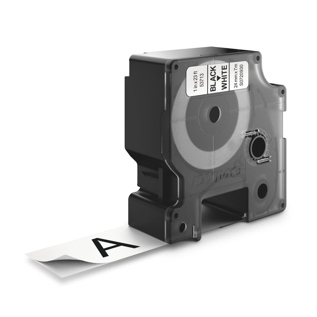 DYMO Authentic D1 Labels | Black Print on White | 24mm x 7m | Self-Adhesive Labels for LabelManager Label Printers - Image 2