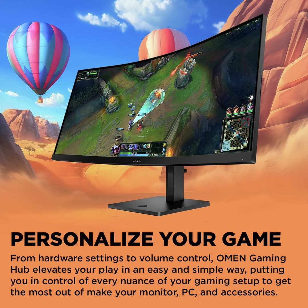 HP Omen 34 G2 180Hz QUD Gaming Monitor - Image 6