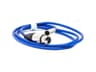 Kondor Blue 5' Mini XLR Male to XLR Female Audio Cable, Blue #KB-MXLR-5